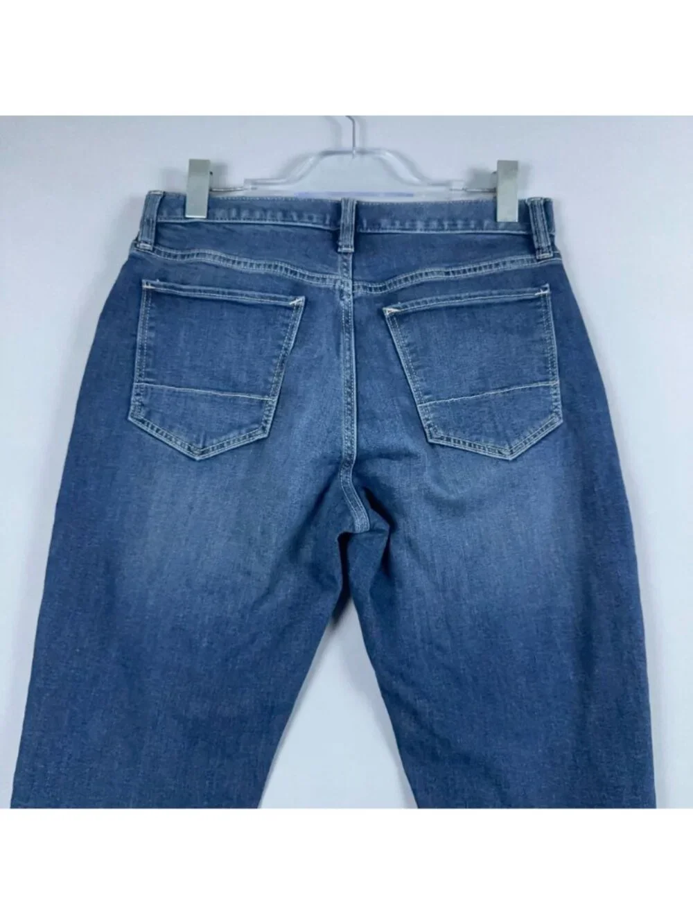 Banana Republic Travel Jeans Men Size 30x32 Athletic Fit Skinny Mid Rise Blue